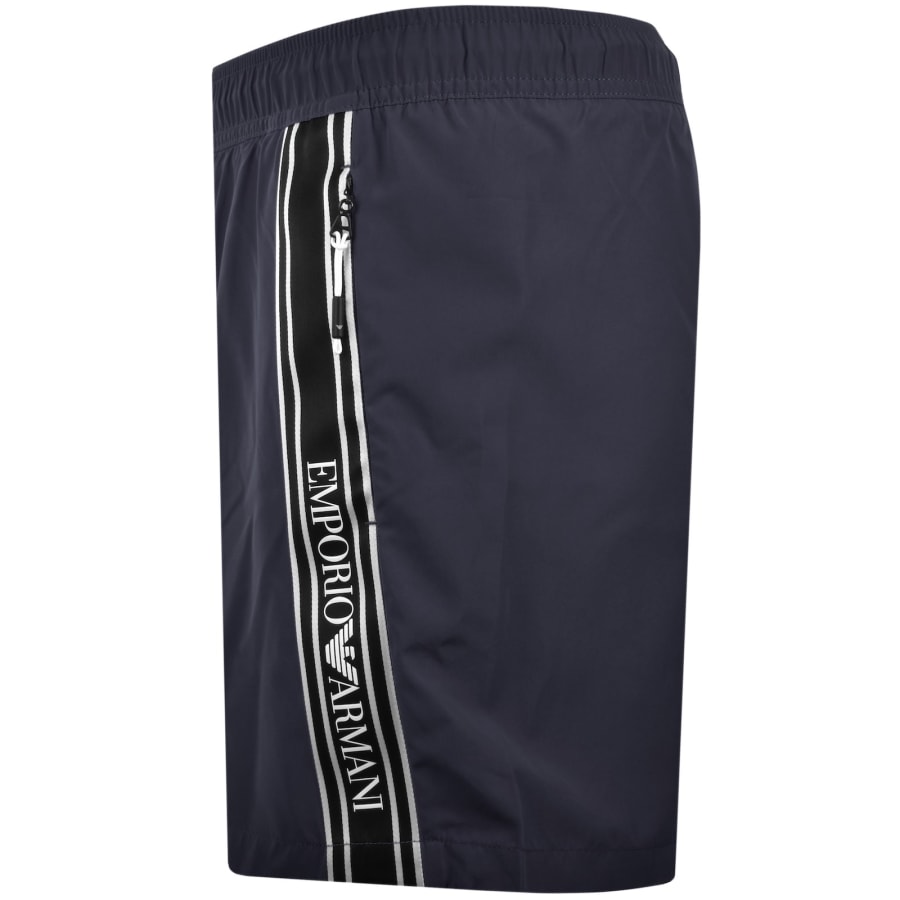 Image number 4 for Emporio Armani Boxer Swim Shorts Navy
