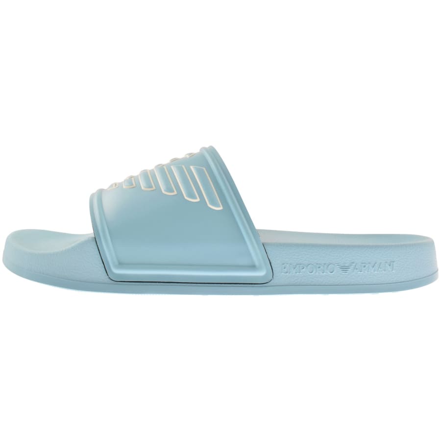 Image number 2 for Emporio Armani Logo Sliders Blue