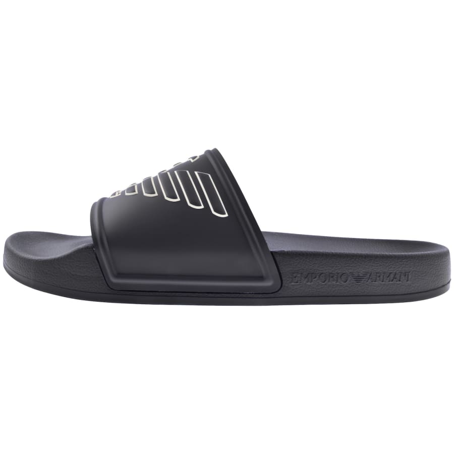 Image number 2 for Emporio Armani Logo Sliders Purple