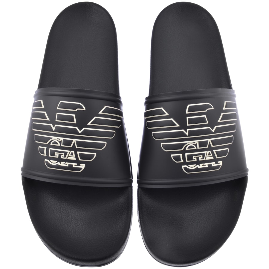 Image number 1 for Emporio Armani Logo Sliders Purple