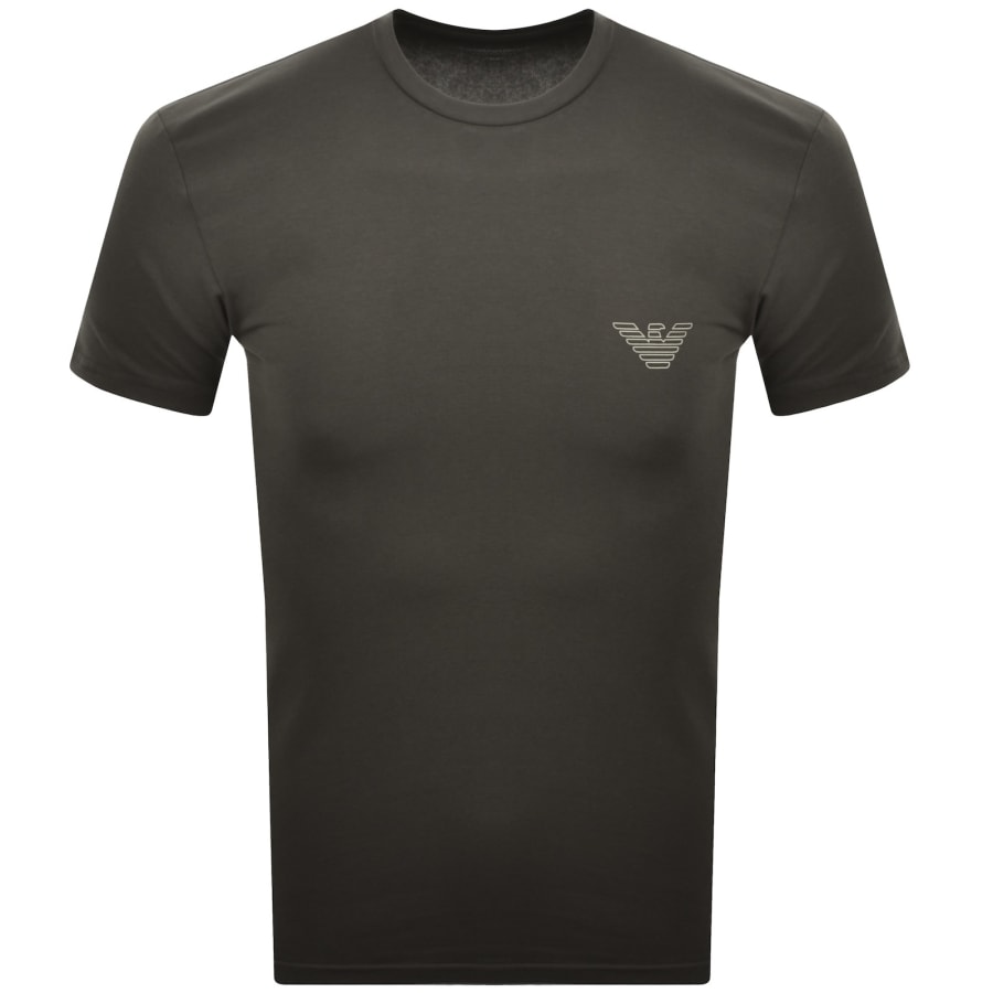 Image number 1 for Emporio Armani Crew Neck T Shirt Grey