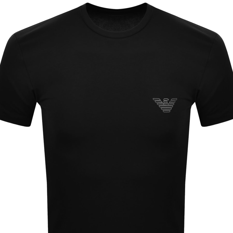 Image number 2 for Emporio Armani Crew Neck T Shirt Black