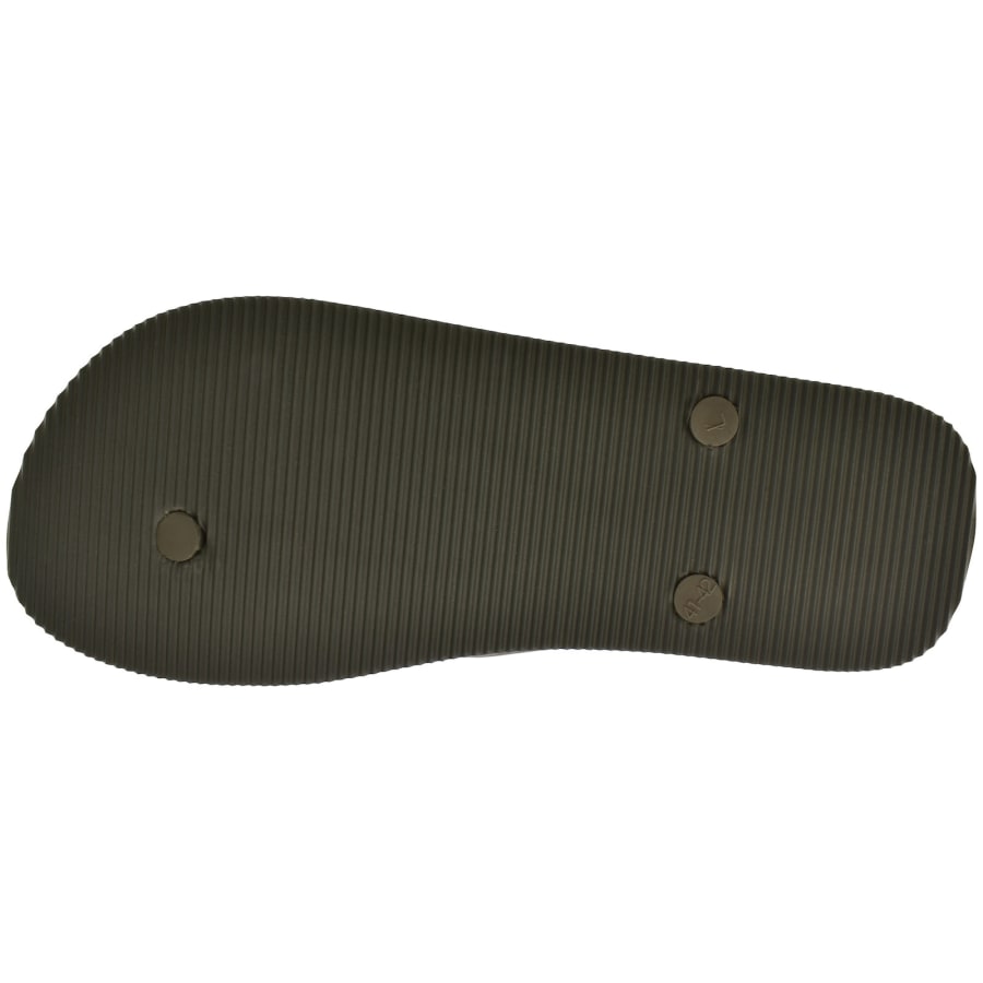 Image number 5 for Emporio Armani Logo Flip Flops Green