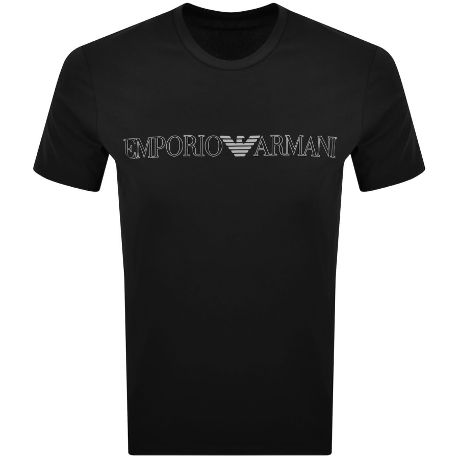 Image number 2 for Emporio Armani Short Loungewear Set Black