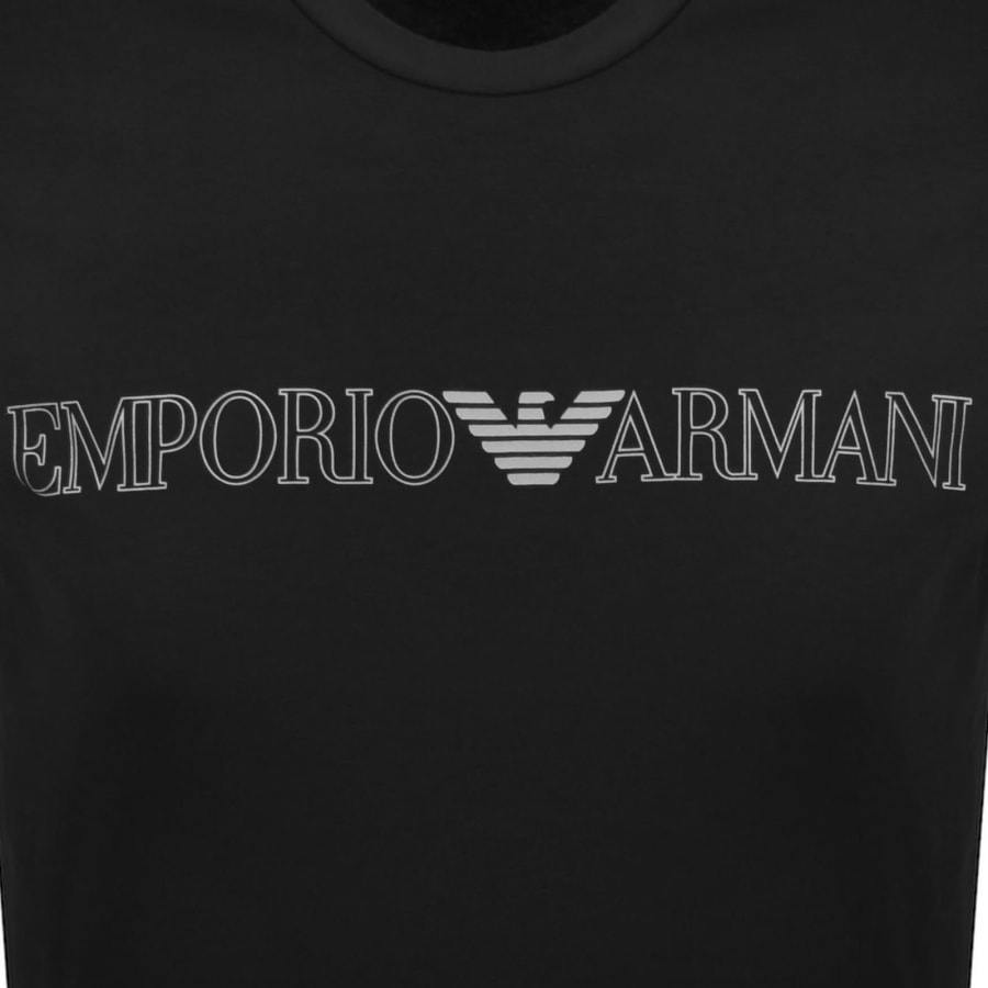 Image number 3 for Emporio Armani Short Loungewear Set Black