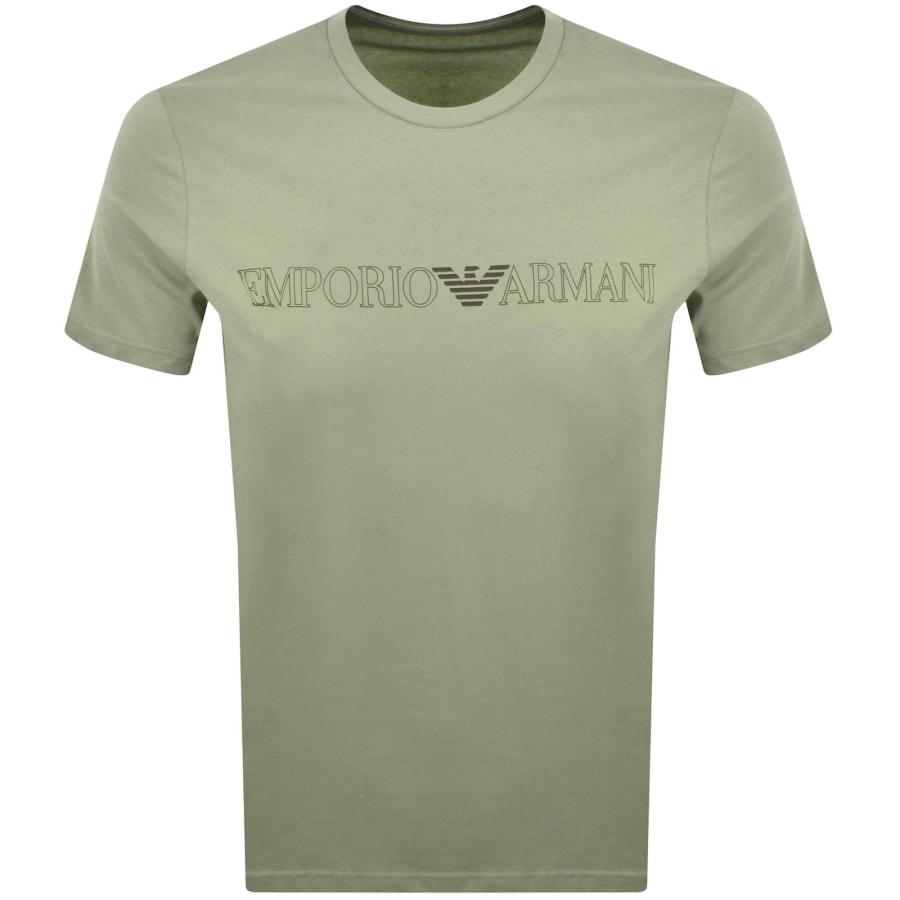 Image number 2 for Emporio Armani Short Loungewear Set Green