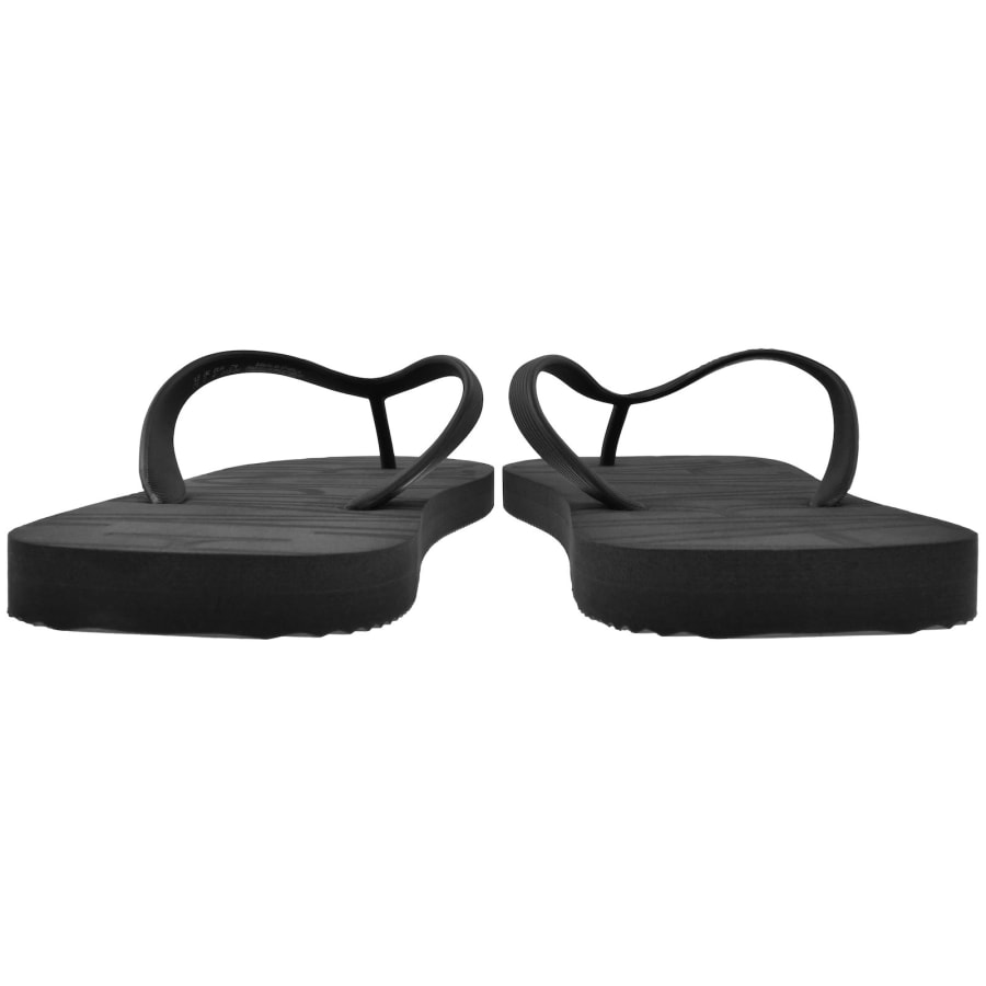 Image number 3 for Emporio Armani Logo Flip Flops Black