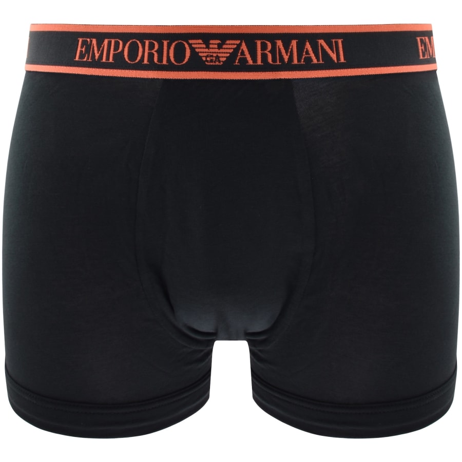 Image number 3 for Emporio Armani Underwear 3 Pack Trunks Blue