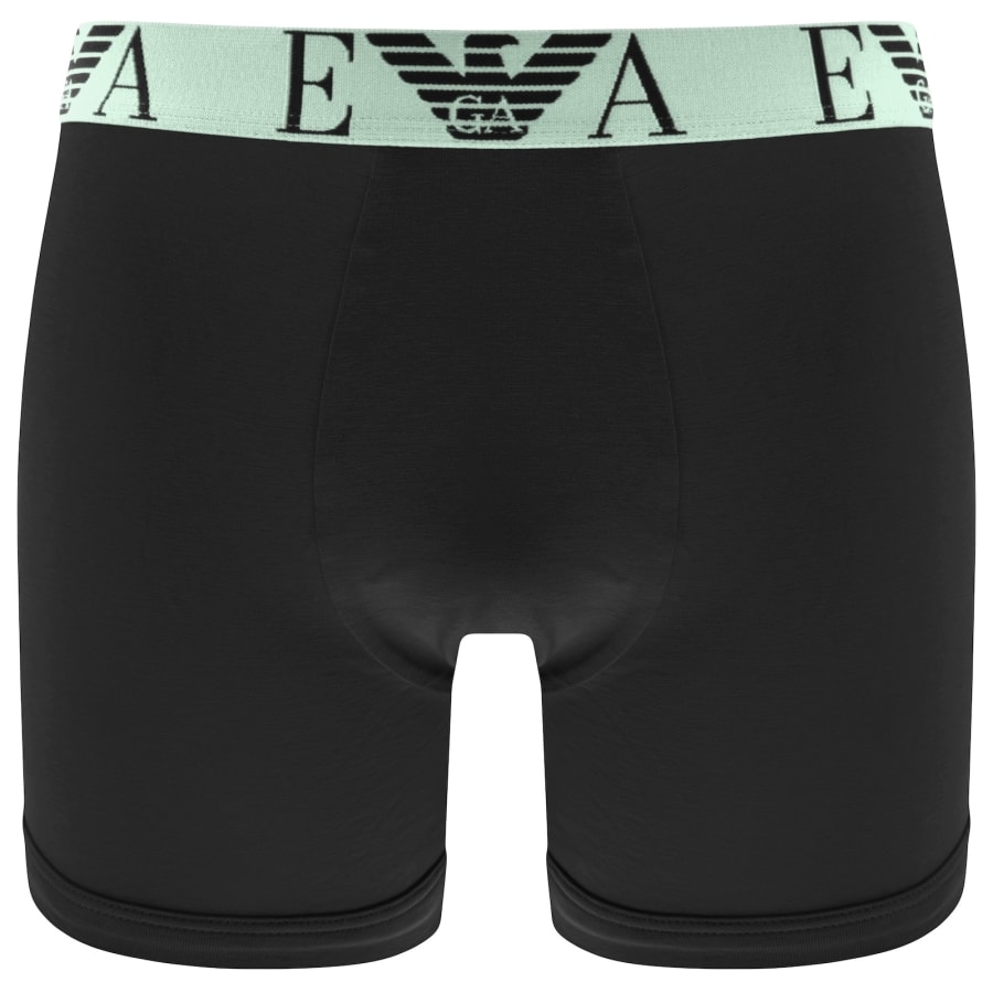Image number 2 for Emporio Armani 3 Pack Boxer Briefs Black