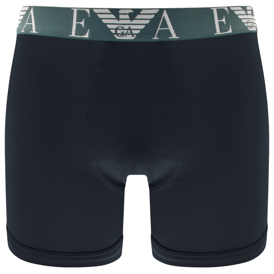 Image number 3 for Emporio Armani 3 Pack Boxer Briefs Blue