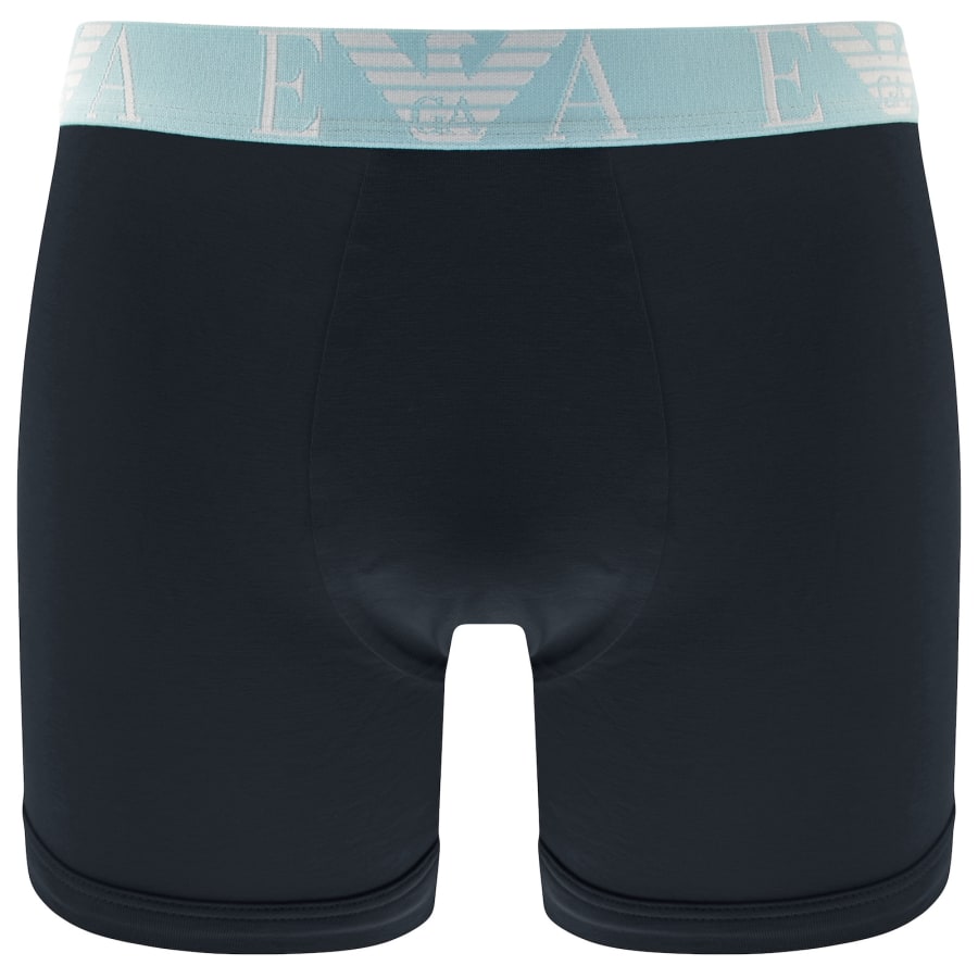Image number 4 for Emporio Armani 3 Pack Boxer Briefs Blue