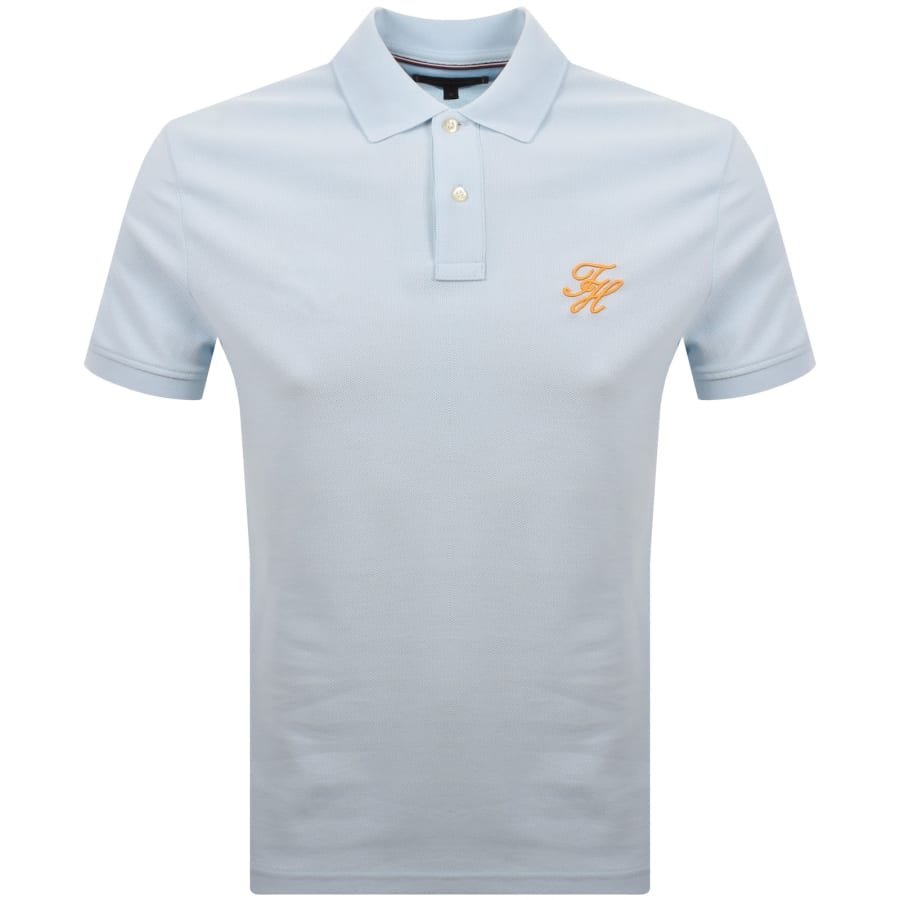 Image number 1 for Tommy Hilfiger Script Polo Keepsake Blue