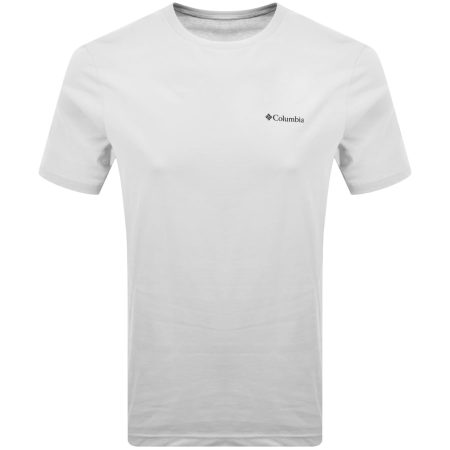 Image number 2 for Columbia Logo Back T Shirt White