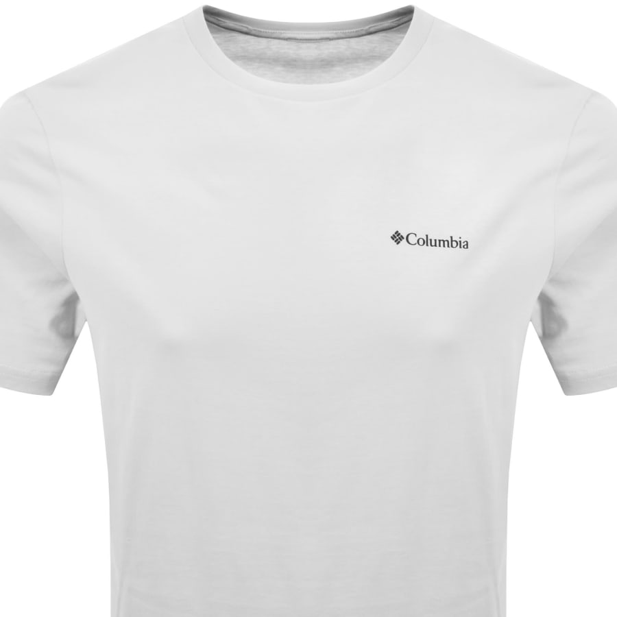 Image number 3 for Columbia Logo Back T Shirt White