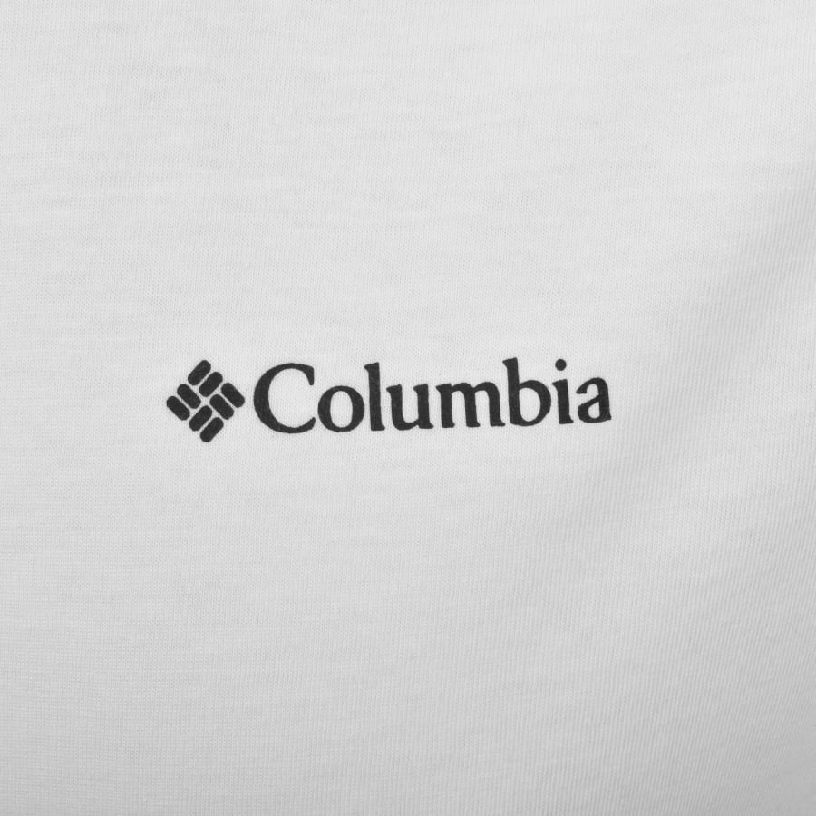 Image number 4 for Columbia Logo Back T Shirt White