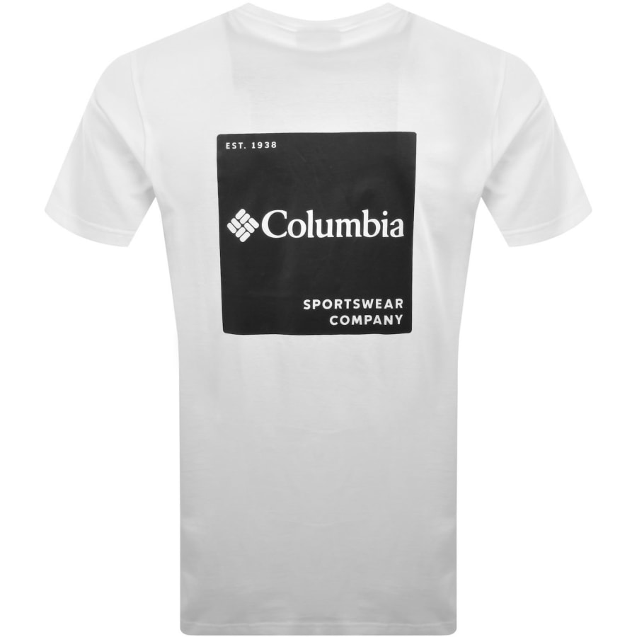 Image number 5 for Columbia Logo Back T Shirt White