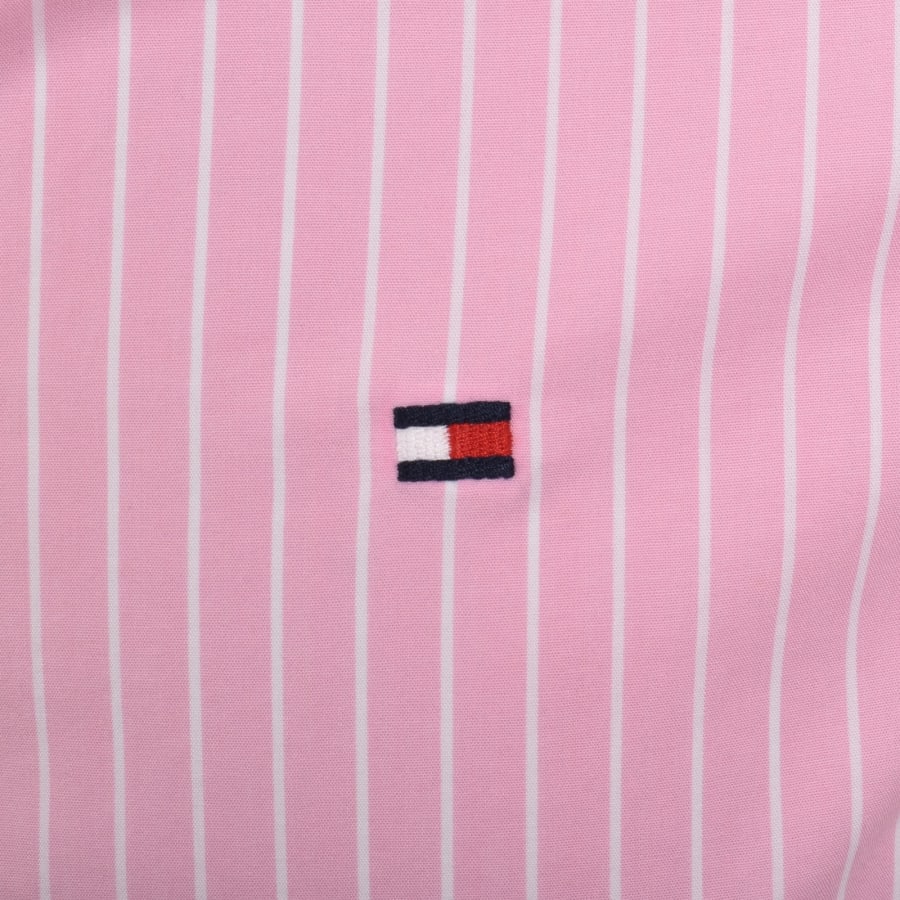 Image number 3 for Tommy Hilfiger Flex Poplin Regular Fit Shirt Pink