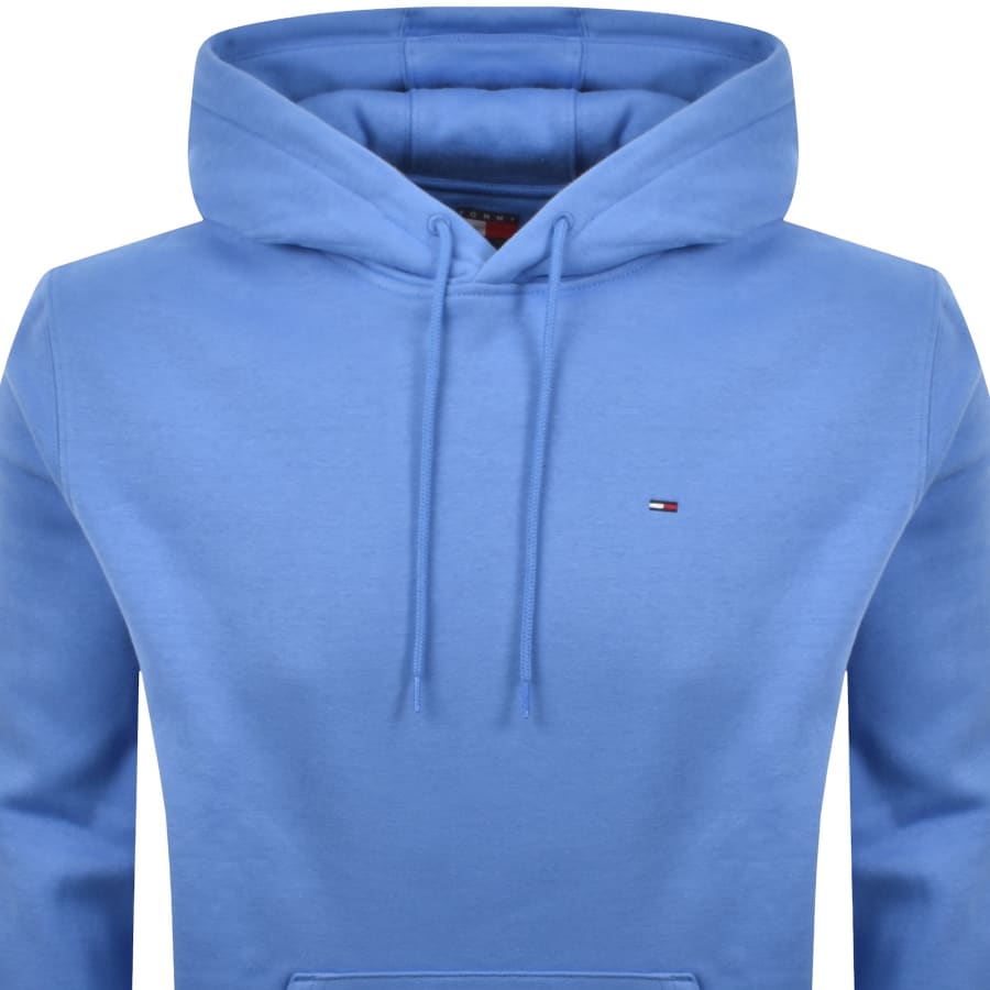 Image number 2 for Tommy Jeans Flag Logo Hoodie Blue