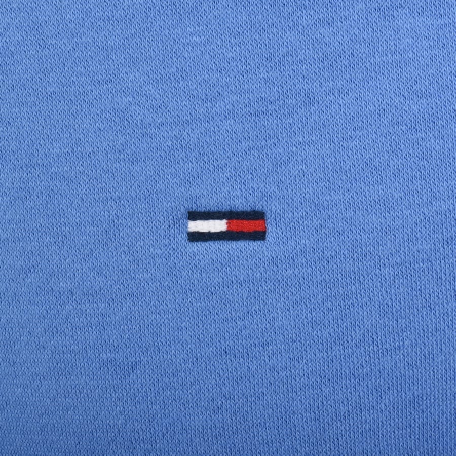 Image number 3 for Tommy Jeans Flag Logo Hoodie Blue