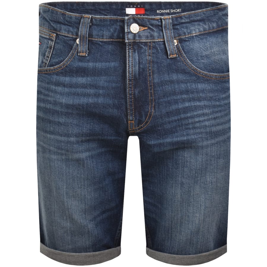 Image number 2 for Tommy Jeans Ronnie Shorts Dark Wash Blue