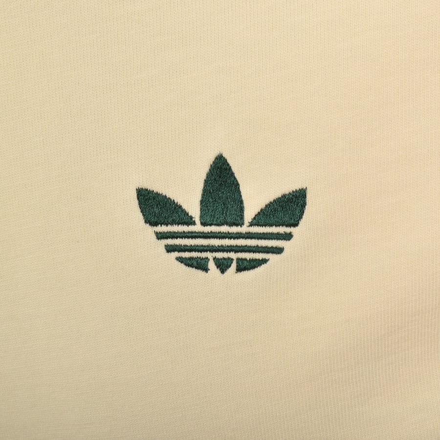 Image number 3 for adidas Originals 3 Stripes T Shirt Cream