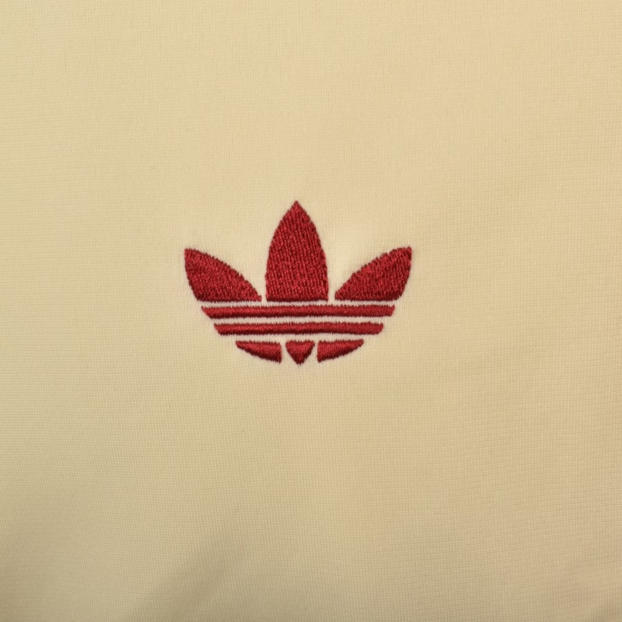 Image number 3 for adidas Originals Firebird Denim Track Top Cream