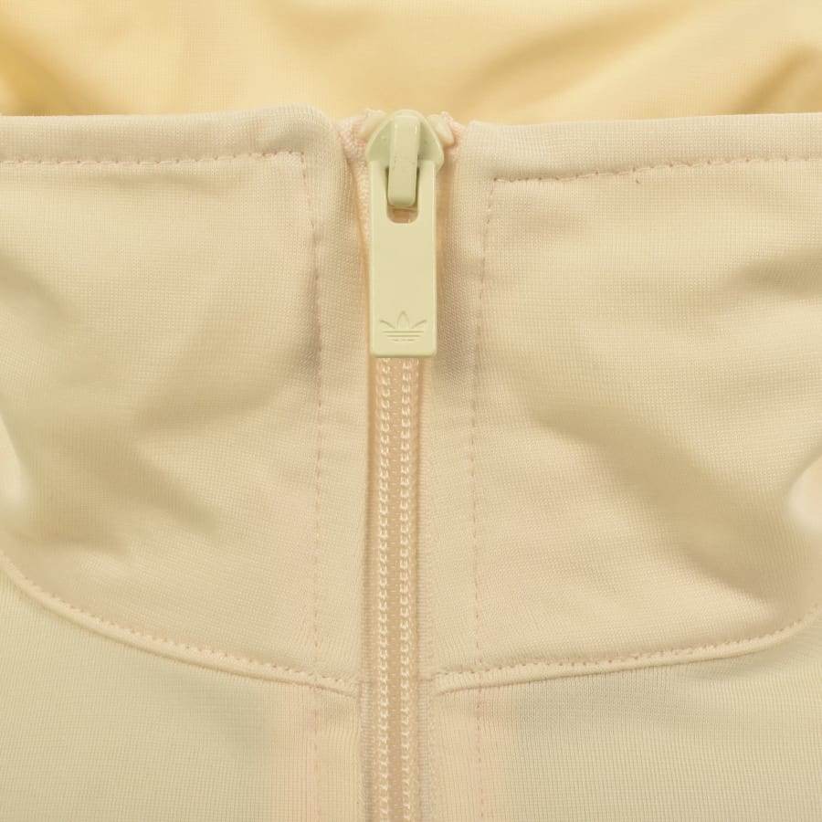 Image number 4 for adidas Originals Firebird Denim Track Top Cream