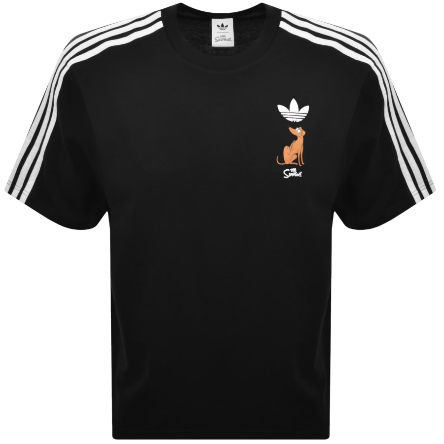 Image number 2 for adidas Originals X The Simpsons T Shirt Black