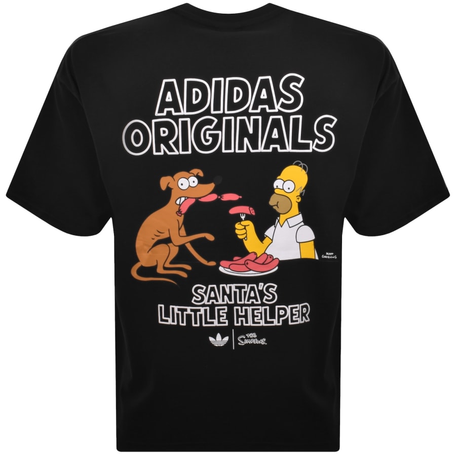 Image number 5 for adidas Originals X The Simpsons T Shirt Black