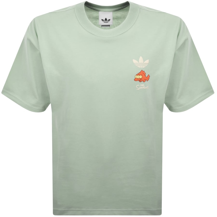 Image number 2 for adidas Originals X The Simpsons T Shirt Green