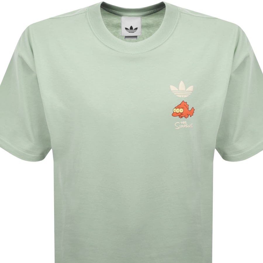 Image number 3 for adidas Originals X The Simpsons T Shirt Green