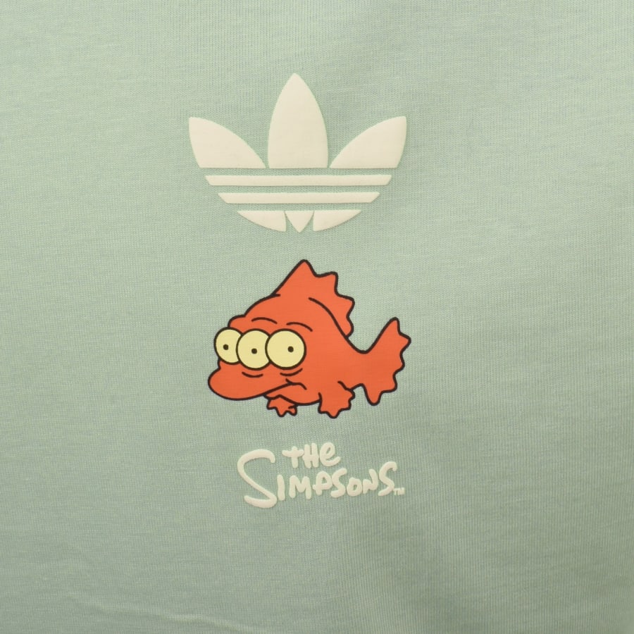 Image number 4 for adidas Originals X The Simpsons T Shirt Green