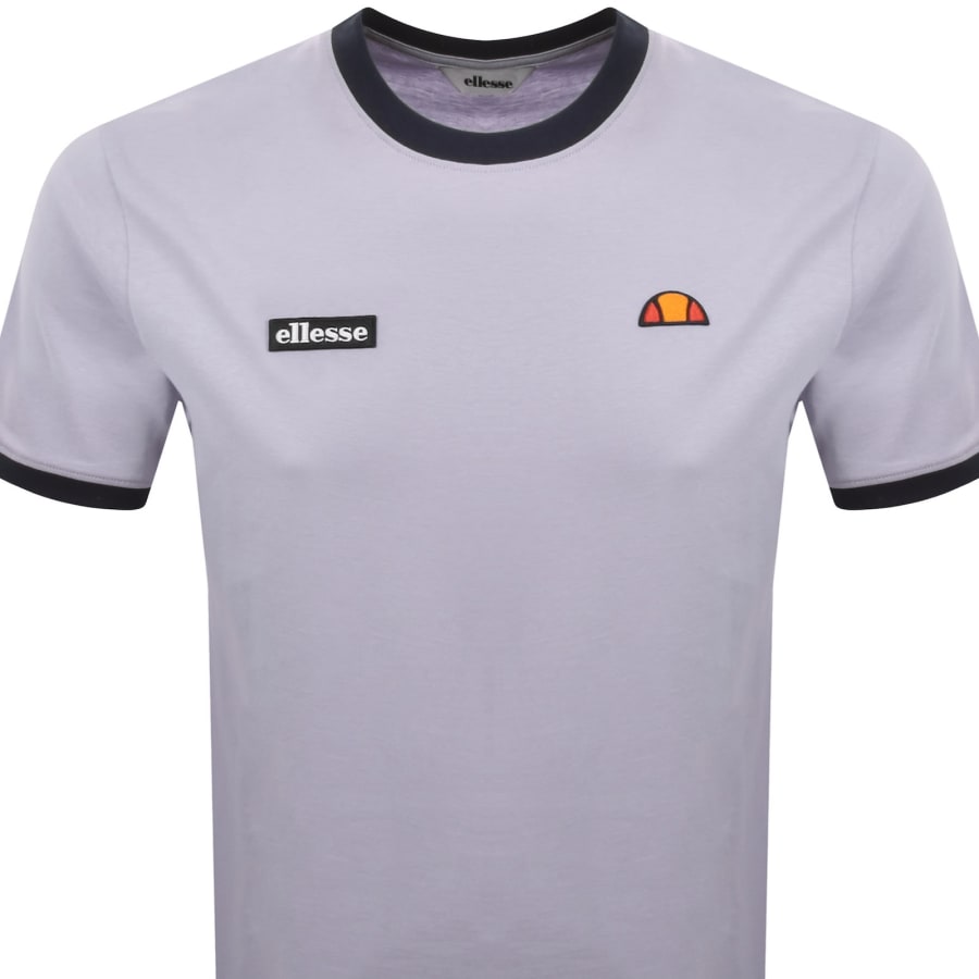 Image number 2 for Ellesse Ringetto T Shirt Lilac