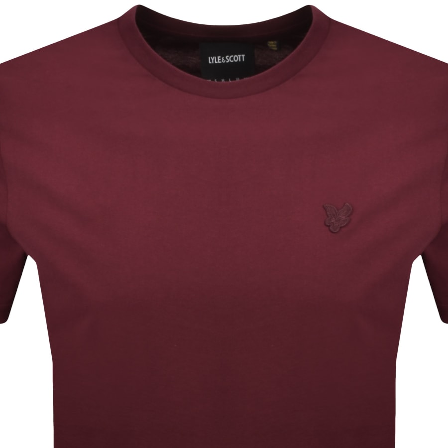 Image number 2 for Lyle And Scott Superfine T Shirt Red