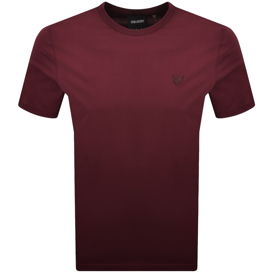 Image number 1 for Lyle And Scott Superfine T Shirt Red