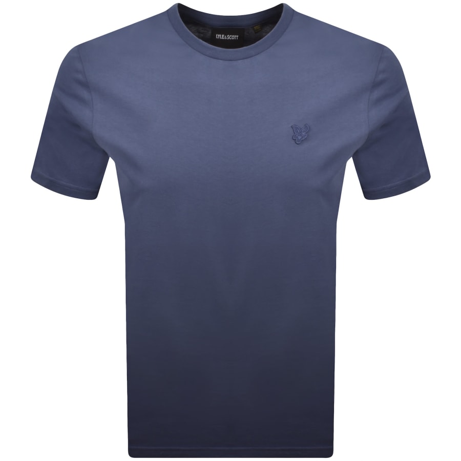 Image number 1 for Lyle And Scott Superfine T Shirt Smoke Blue