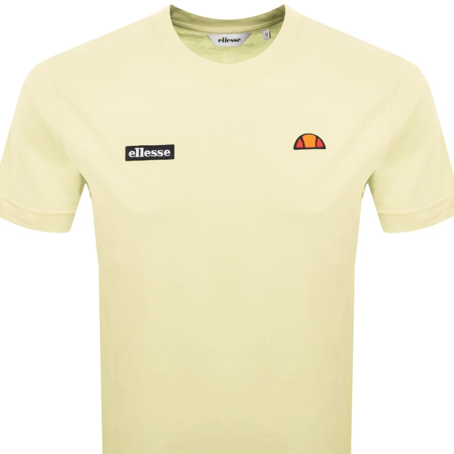 Image number 2 for Ellesse Floran T Shirt Light Yellow