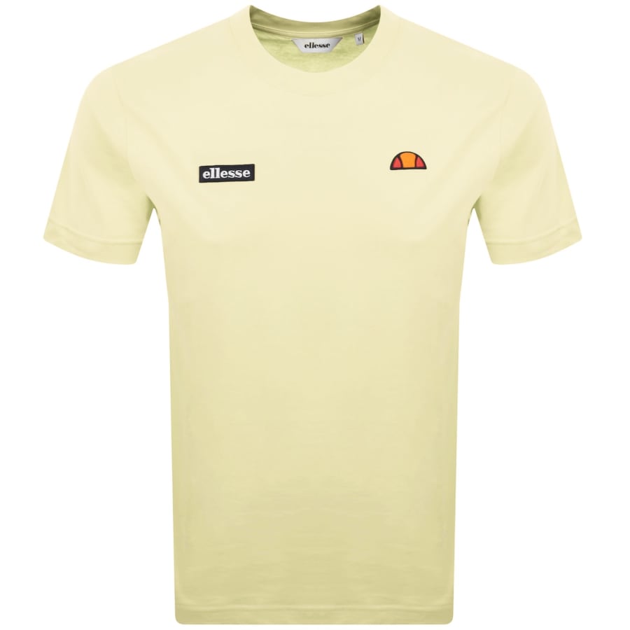 Image number 1 for Ellesse Floran T Shirt Light Yellow