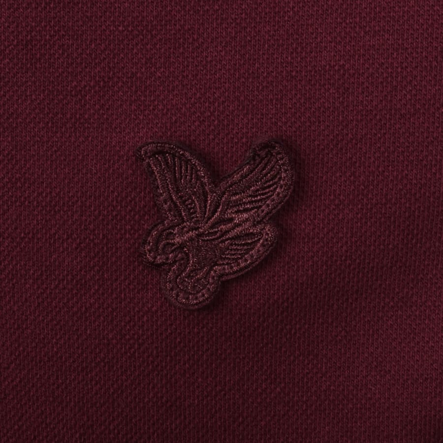 Image number 3 for Lyle And Scott Superfine Polo T Shirt Red
