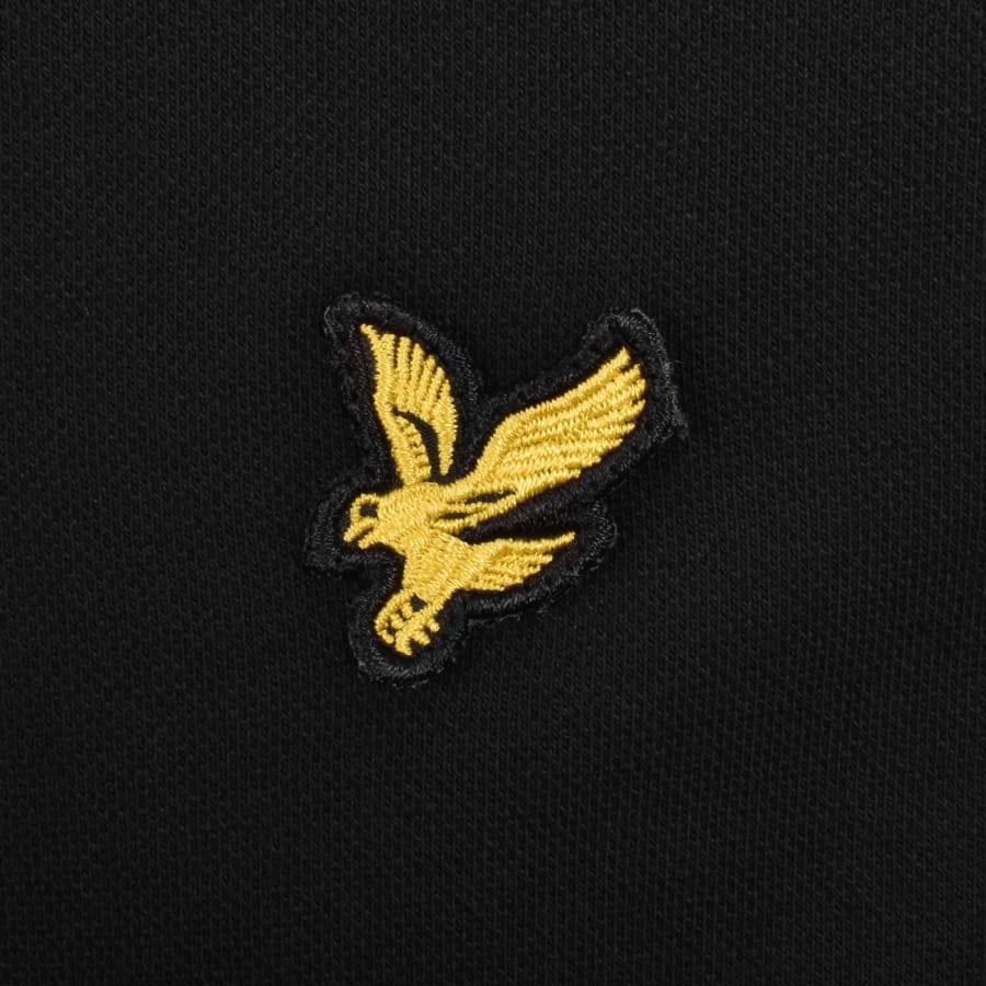 Image number 3 for Lyle And Scott Qaurter Zip Polo T Shirt Jet Black