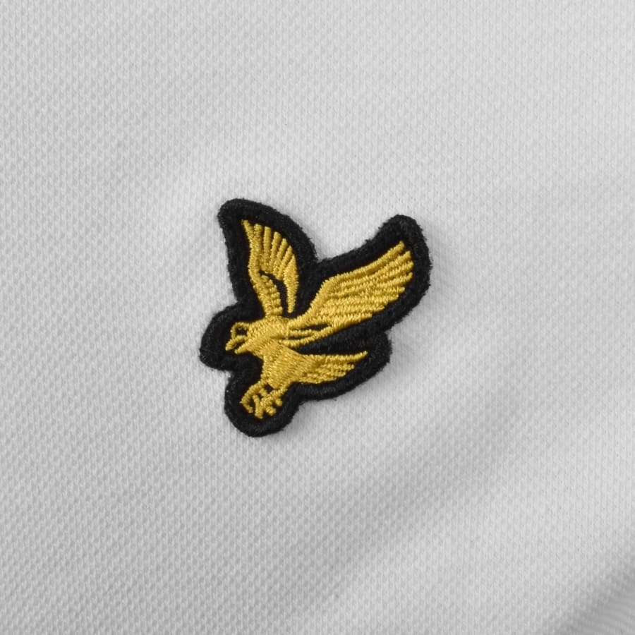 Image number 3 for Lyle And Scott Qaurter Zip Polo T Shirt White