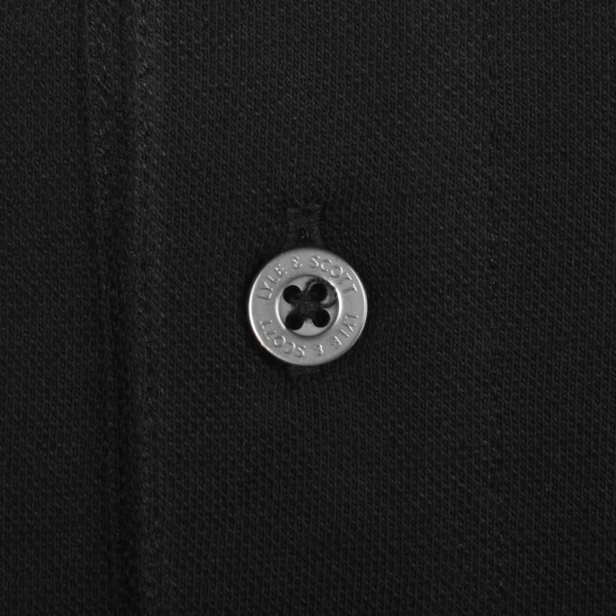 Image number 4 for Lyle And Scott Tipped Polo T Shirt Black