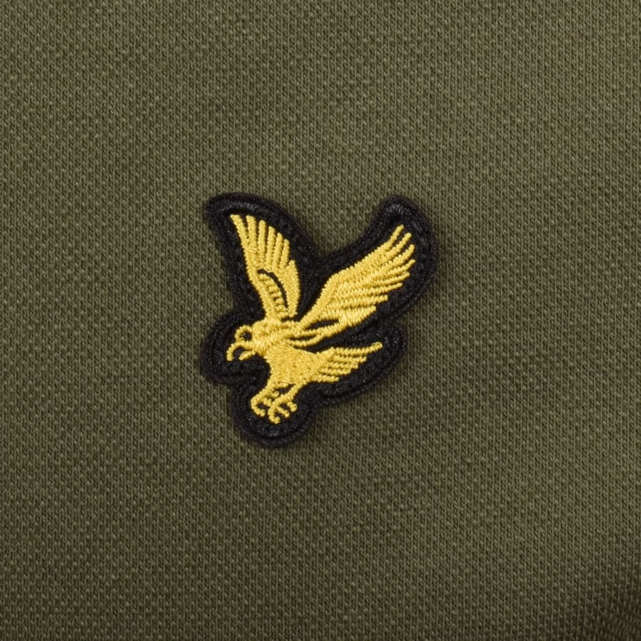 Image number 3 for Lyle And Scott Tipped Polo T Shirt Green