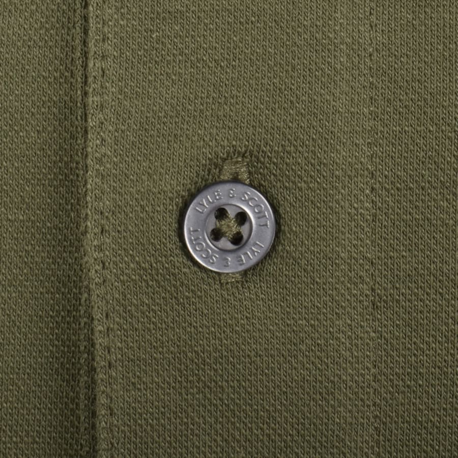 Image number 4 for Lyle And Scott Tipped Polo T Shirt Green