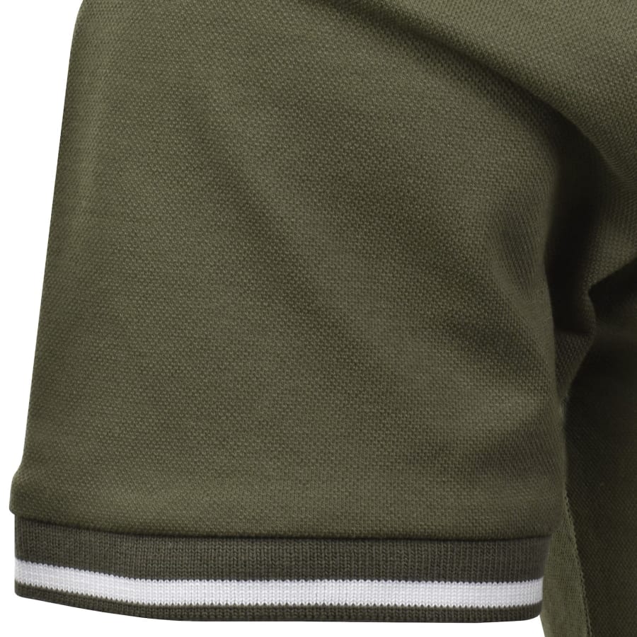 Image number 5 for Lyle And Scott Tipped Polo T Shirt Green