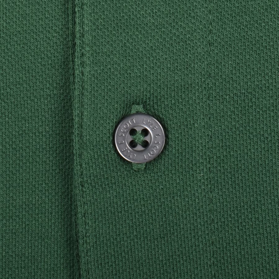 Image number 4 for Lyle And Scott Tipped Track Polo T Shirt Green