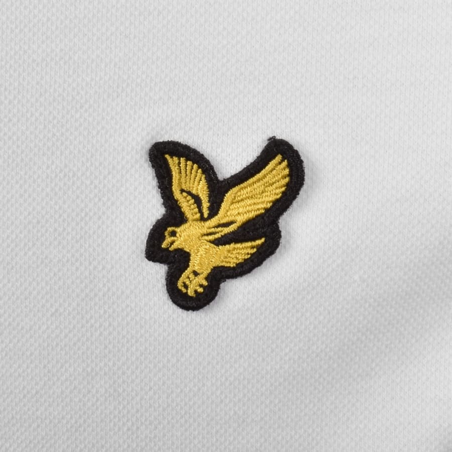 Image number 3 for Lyle And Scott Tipped Track Polo T Shirt White