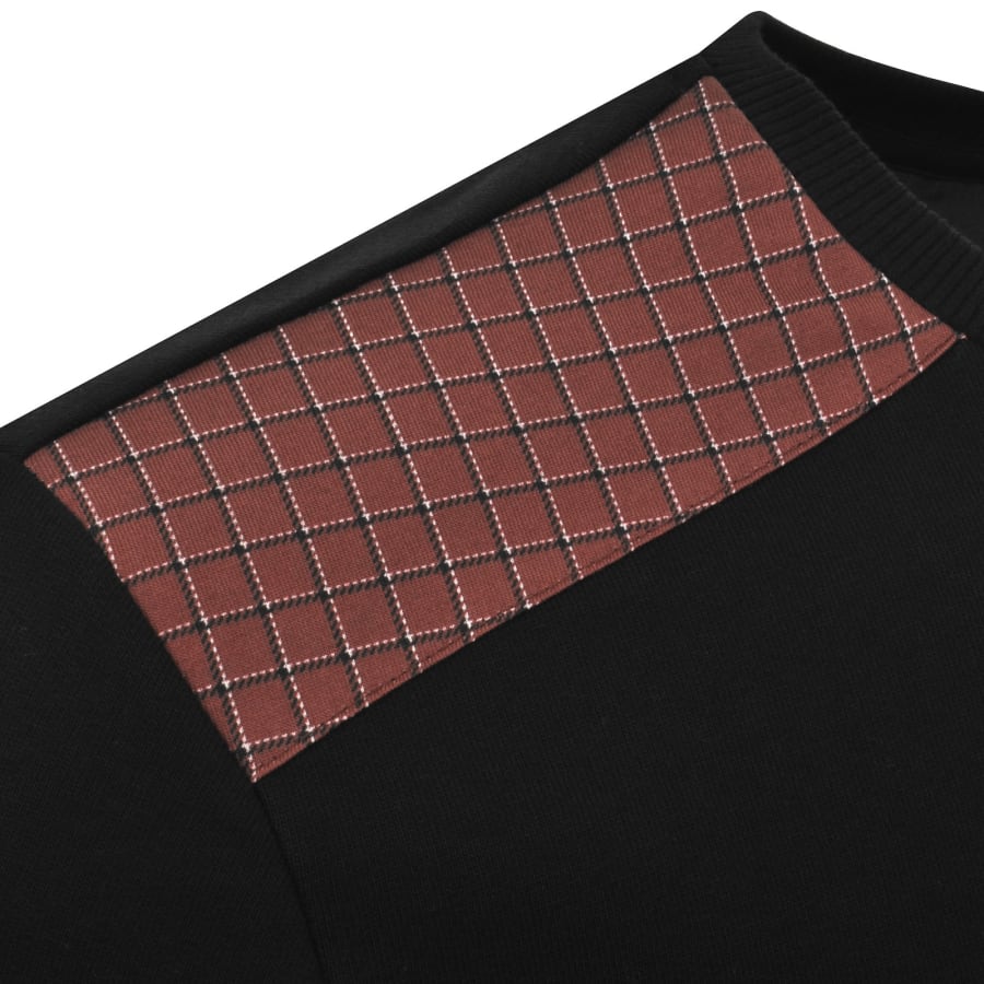 Image number 4 for Lyle And Scott Panelled Sweatshirt Jet Black