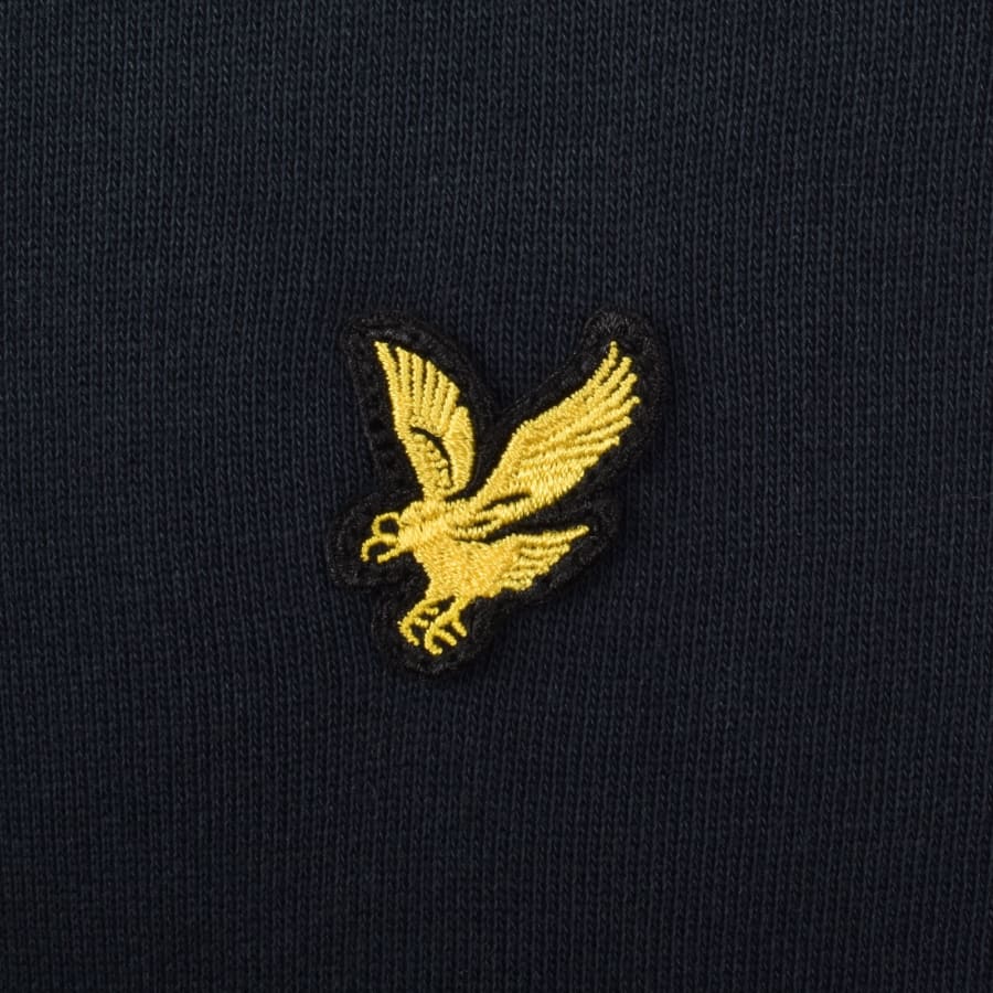 Image number 3 for Lyle And Scott Quarter Zip Sweatshirt Navy