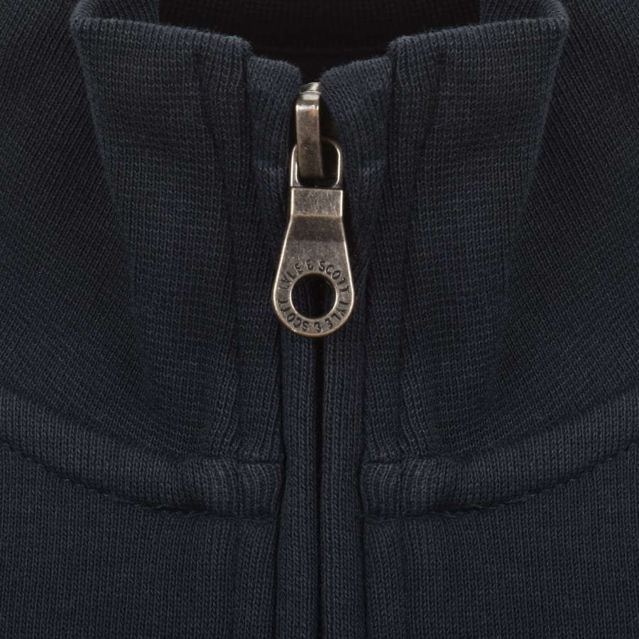 Image number 4 for Lyle And Scott Quarter Zip Sweatshirt Navy